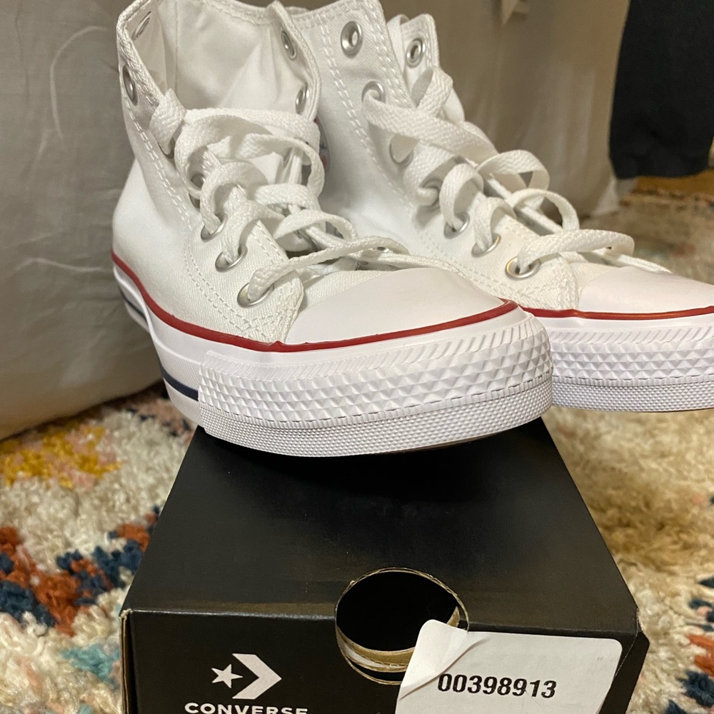 White high top converse